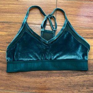 Super cute green sports bra by PINK